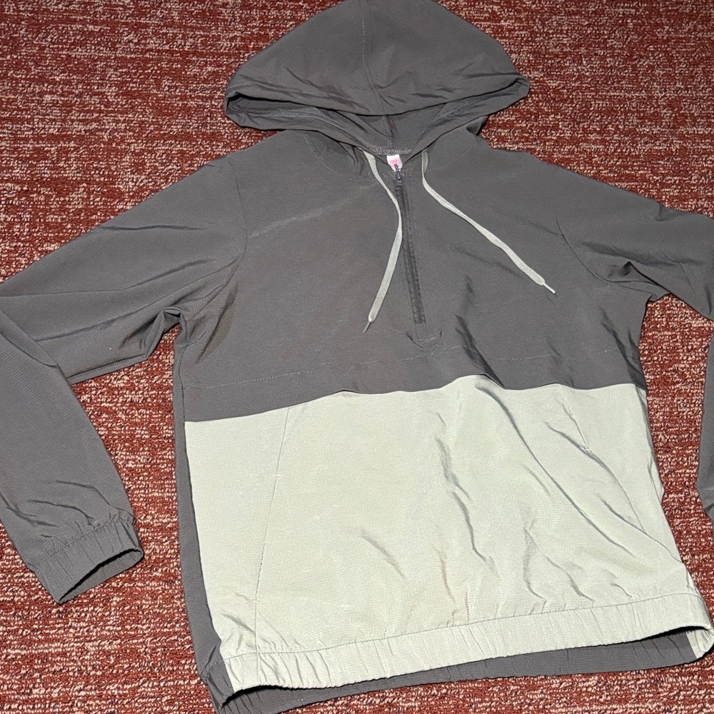 Ebb & flow quarter zip pullover active top women’s Athleisure top size